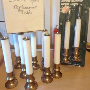 Battery operated Christmas candles.